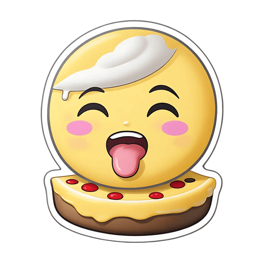 Emoji Cake - Sticker - Heat Press Transfer
