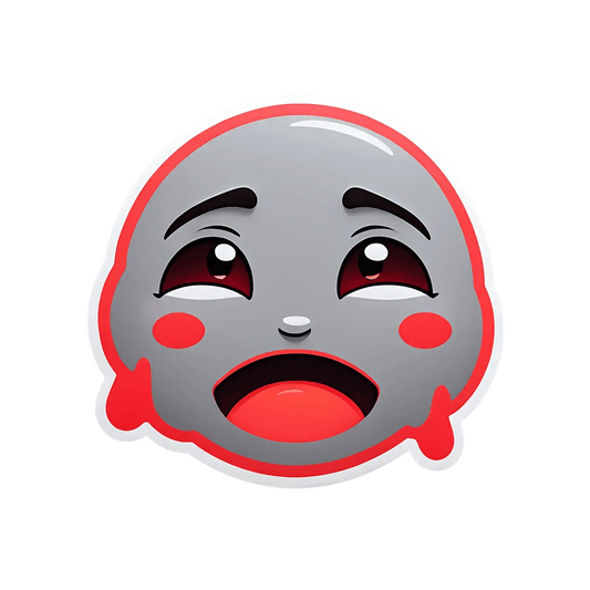 Emoji Face Sticker - UV DTF - Heat Press Transfer