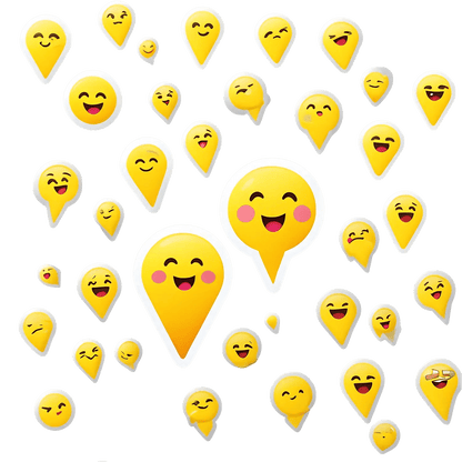 Emoji Fun - UV DTF Sticker - Heat Press Transfer