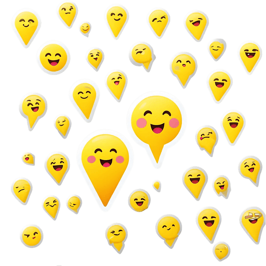Emoji Fun - UV DTF Sticker - Heat Press Transfer