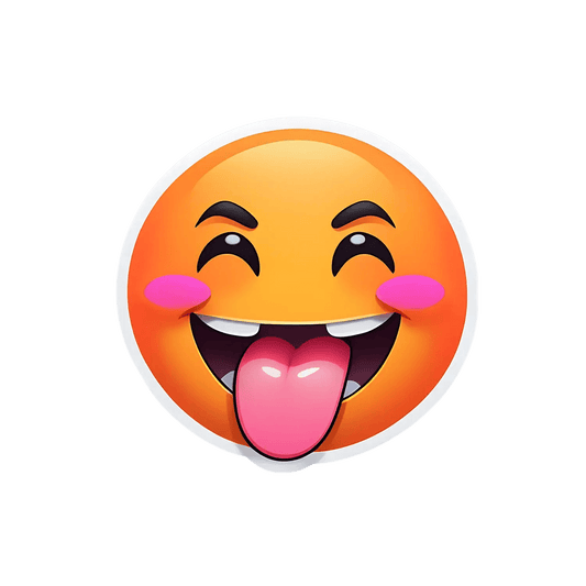 Emoji Joy - UV DTF Sticker - Heat Press Transfer