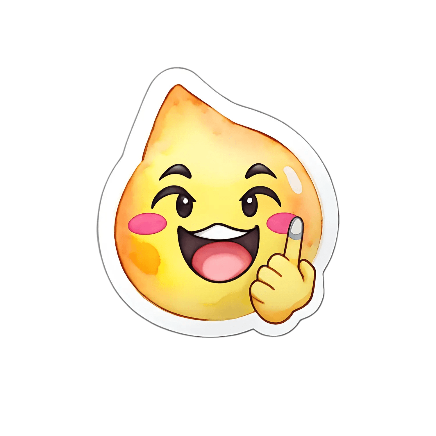 Emoji Smile - Sticker - Heat Press Transfer