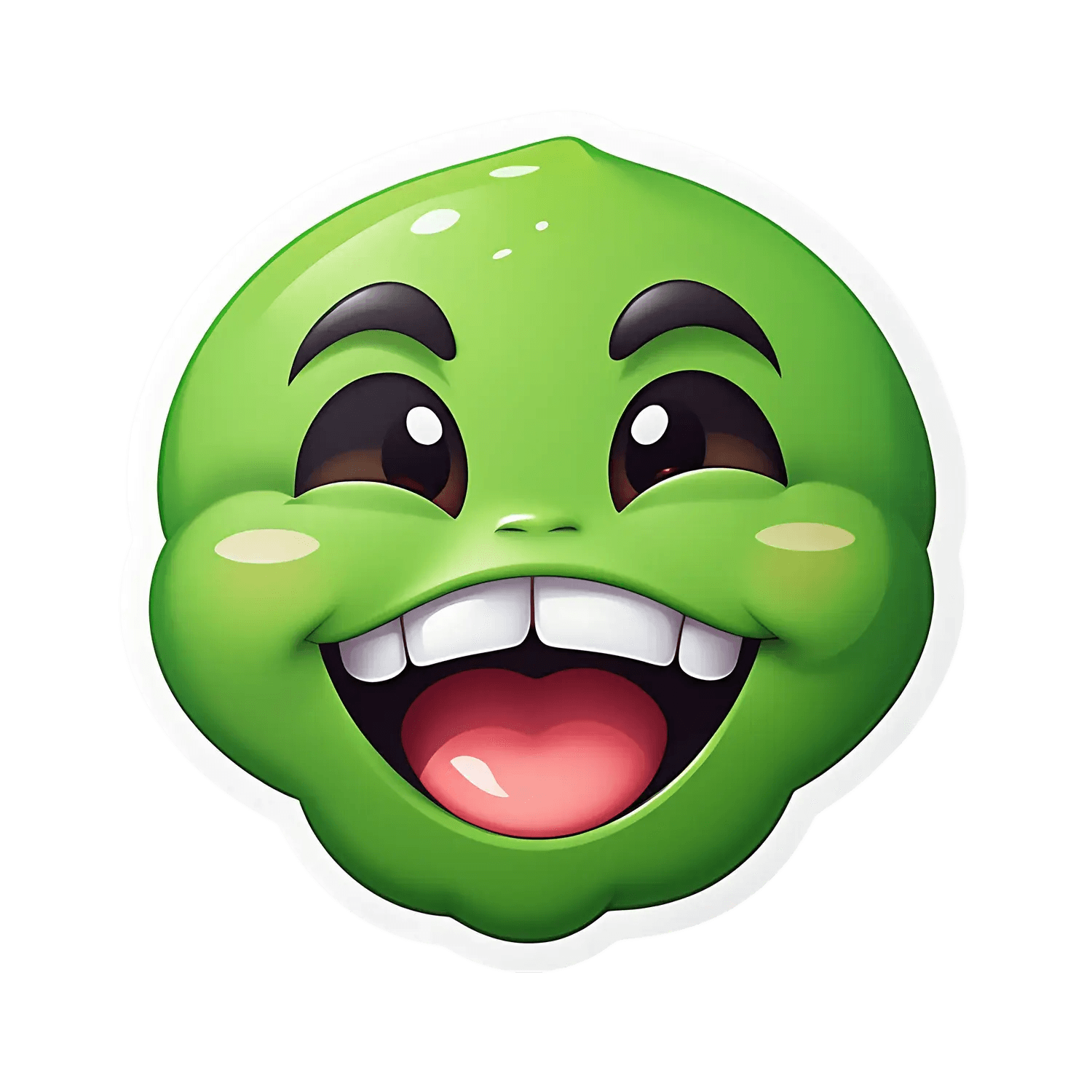 Emoji Smile - Sticker - Heat Press Transfer