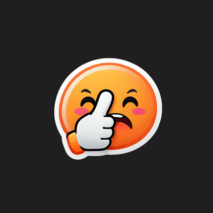 Emoji Thumbs Up - Sticker - Heat Press Transfer