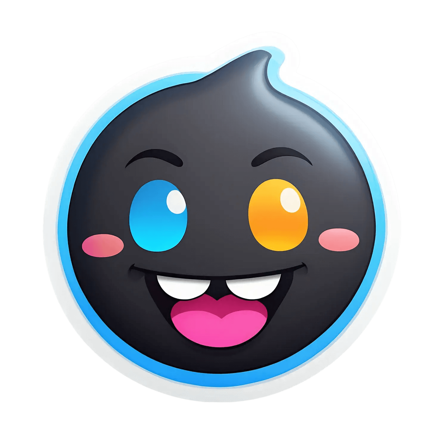Emoji Wink - Fun Sticker - Heat Press Transfer
