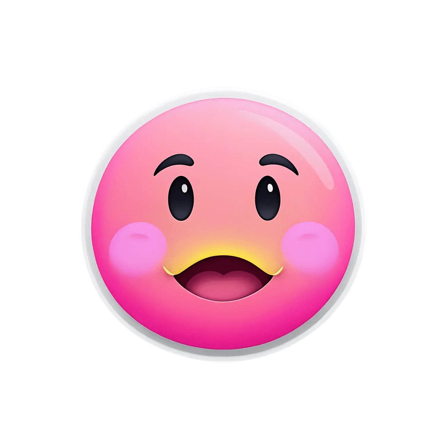 Emoticon Face - Sticker - Heat Press Transfer
