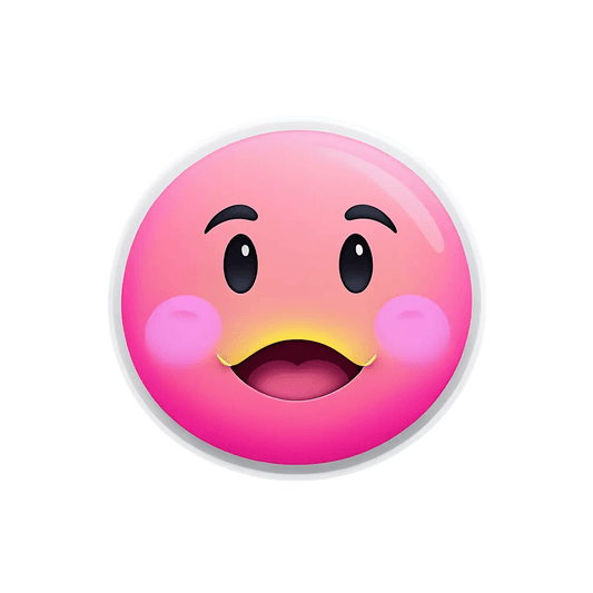 Emoticon Face - Sticker - Heat Press Transfer