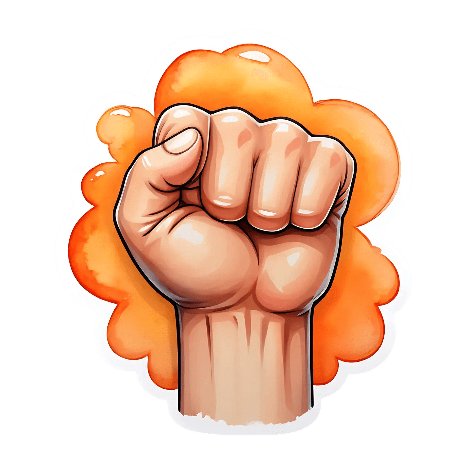 Empowerment Fist - Sticker - Heat Press Transfer