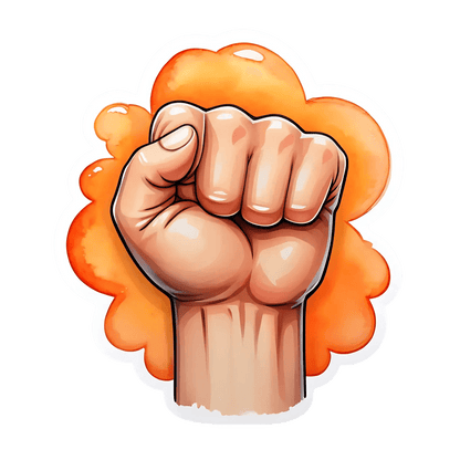 Empowerment Fist - Sticker - Heat Press Transfer