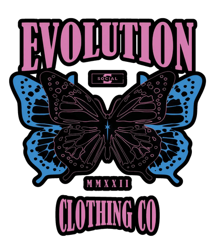 Evolution Butterfly - DTF Ready to Press - Heat Press Transfer