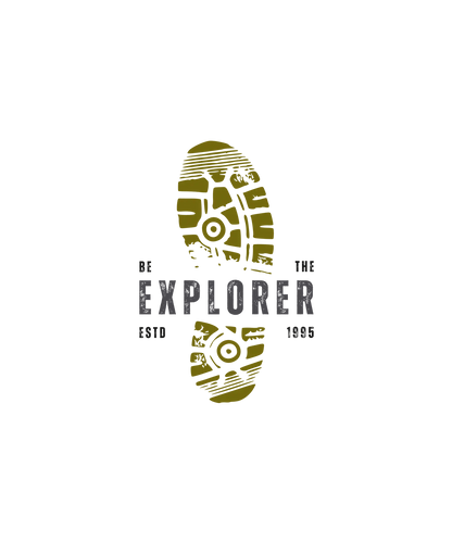 Explorer Boot Print - DTF Ready to Press - Heat Press Transfer