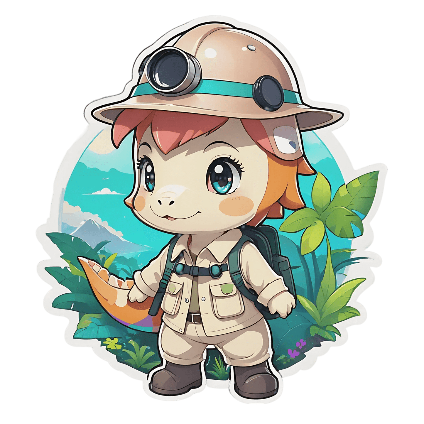 Explorer Kid Adventure - Sticker - Heat Press Transfer