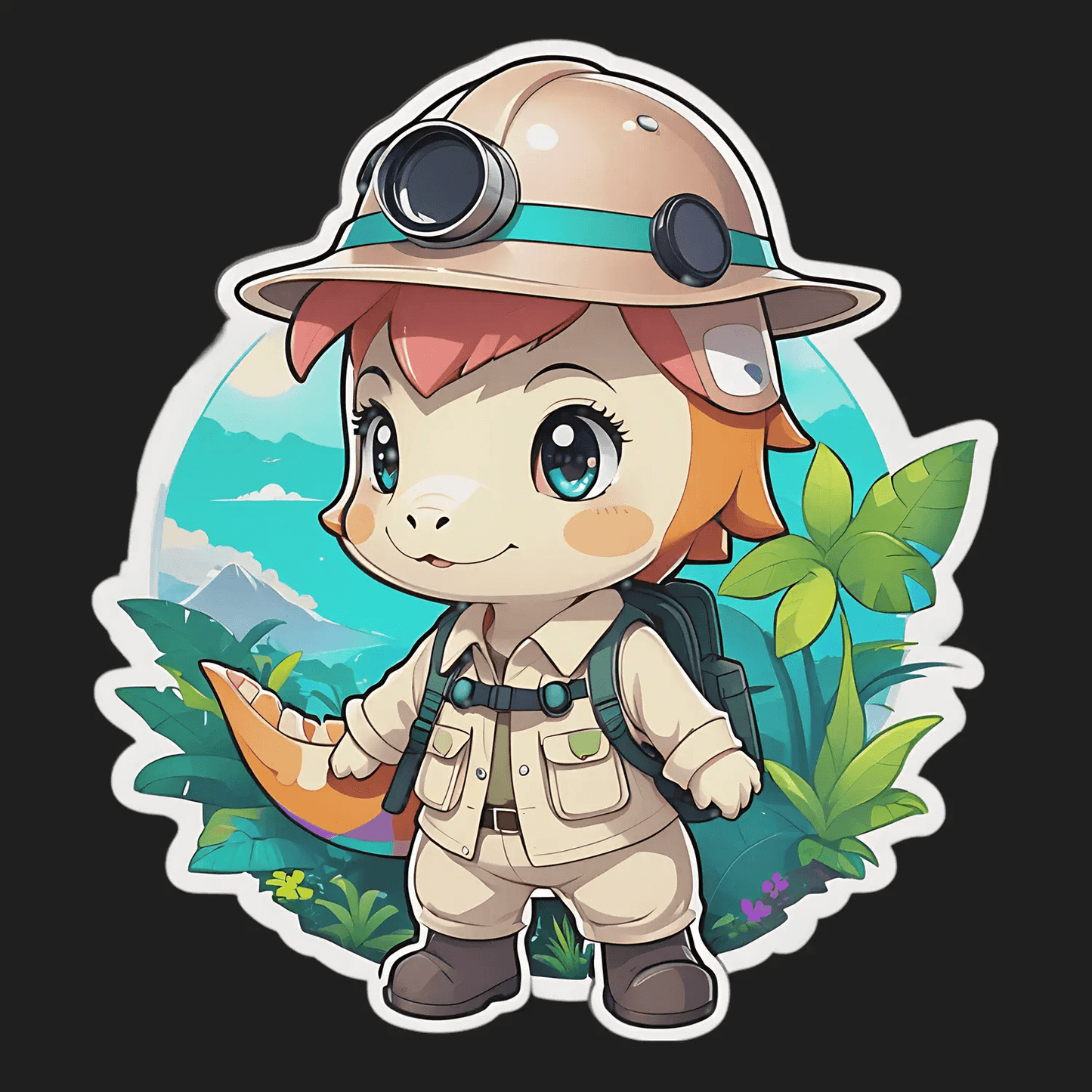 Explorer Kid Adventure - Sticker - Heat Press Transfer