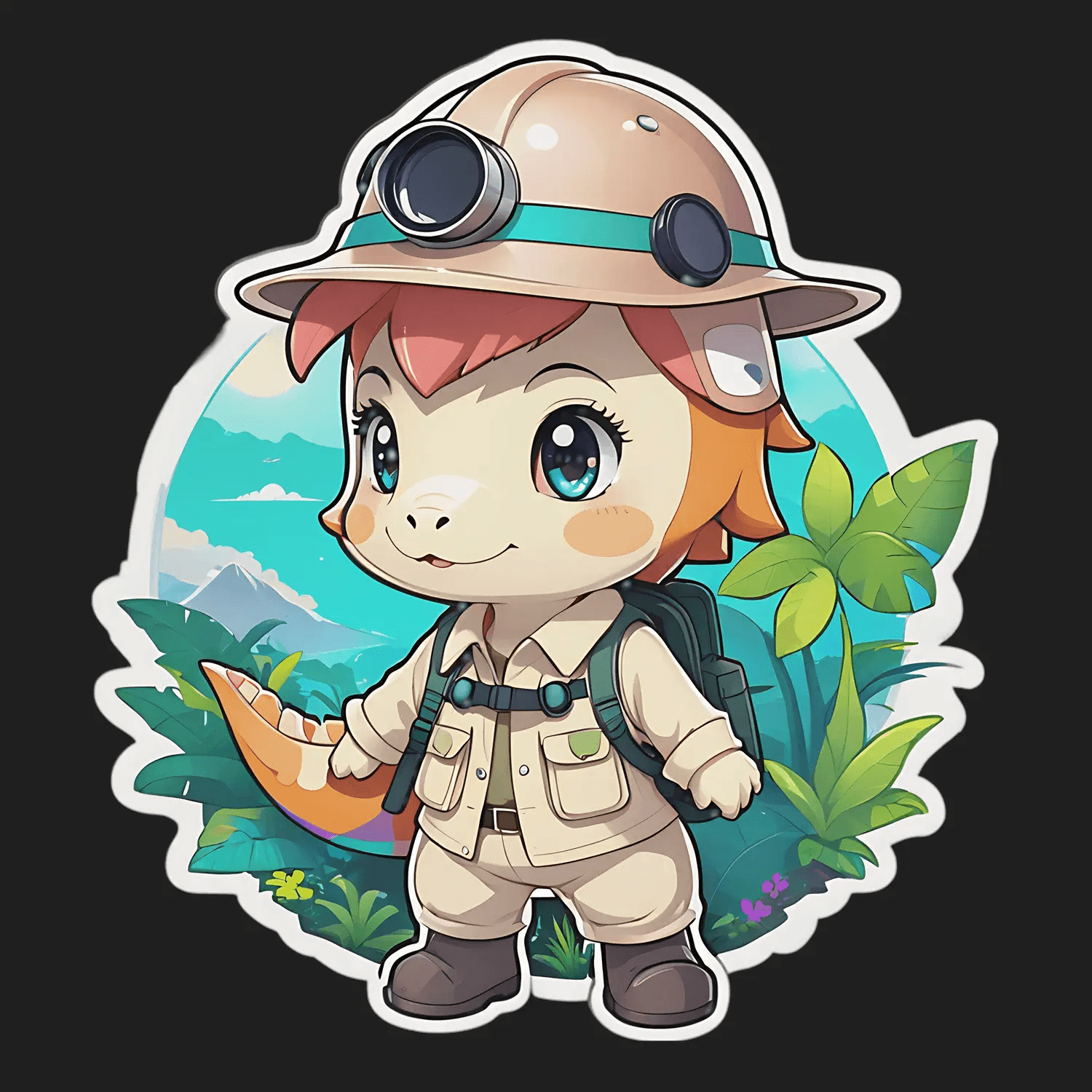 Explorer Kid Adventure - Sticker - Heat Press Transfer