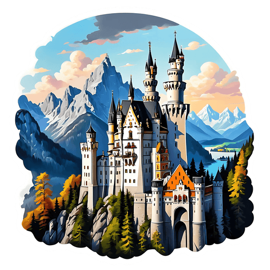 Fairy Tale Castle - Sticker - Heat Press Transfer
