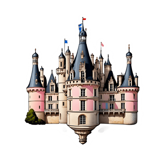 Fairytale Castle Sticker - UV DTF - Heat Press Transfer