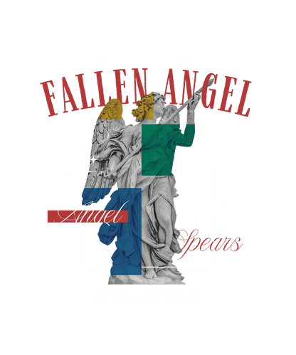 Fallen Angel Artwork - DTF Ready to Press - Heat Press Transfer
