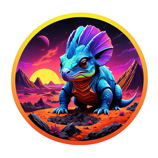 Fantasy Dragon Sticker - Vibrant UV DTF - Heat Press Transfer