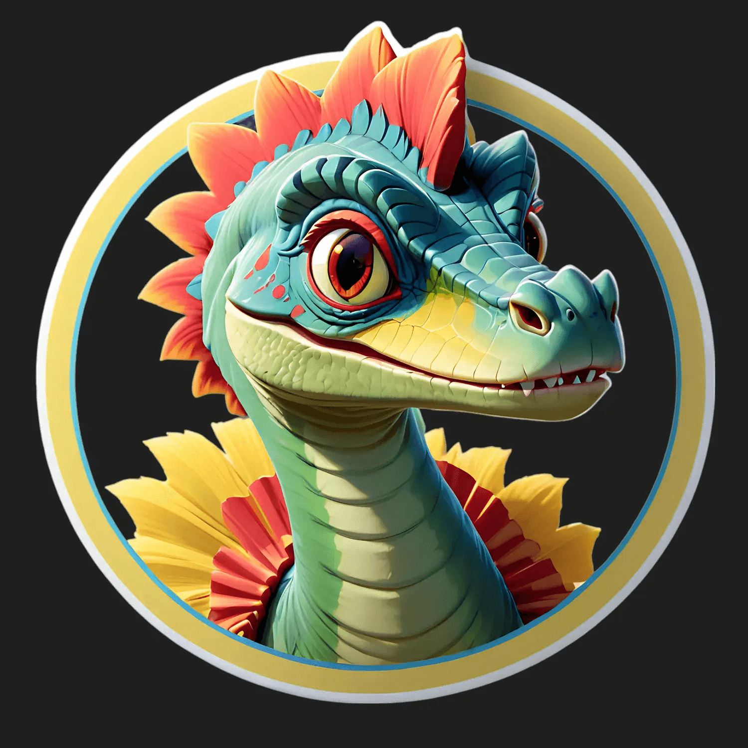 Fantasy Dragon - Vibrant Sticker - Heat Press Transfer