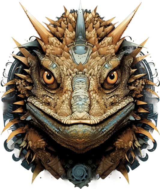 Fantasy Dragon Armor - DTF Ready to Press - Heat Press Transfer