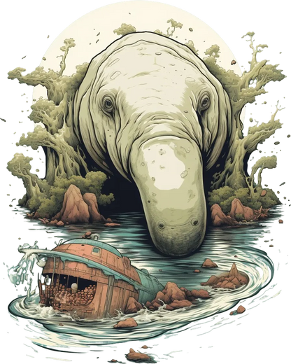 Fantasy Elephant Art - DTF Ready to Press - Heat Press Transfer
