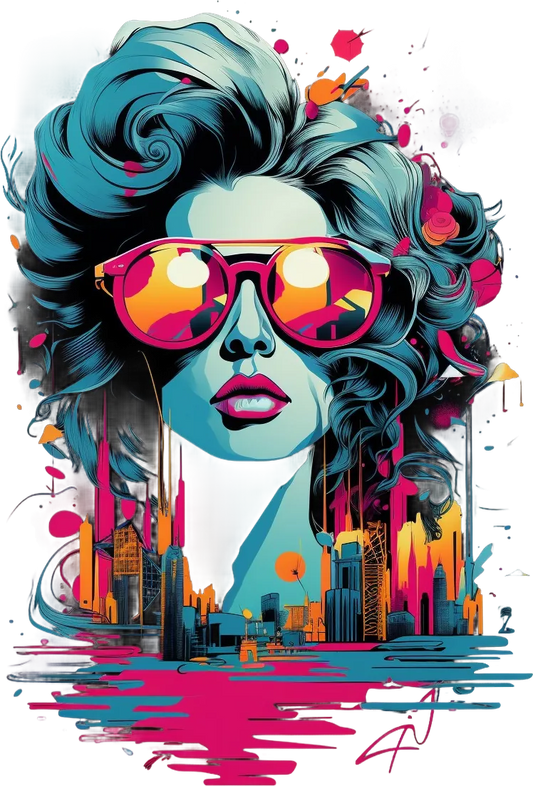 Fashion Cityscape DTF Ready to Press - Heat Press Transfer