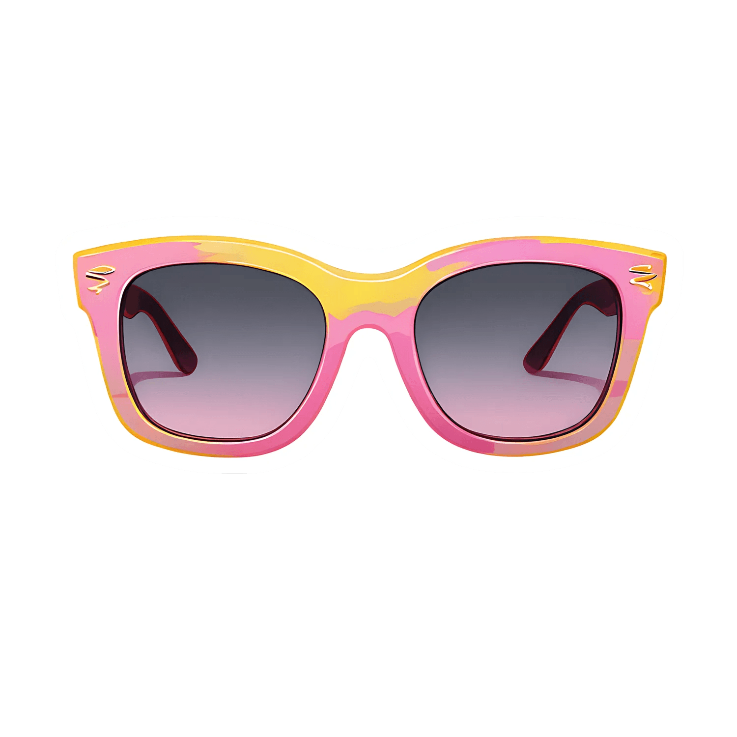 Fashion Sunglasses - Pink Sticker - Heat Press Transfer
