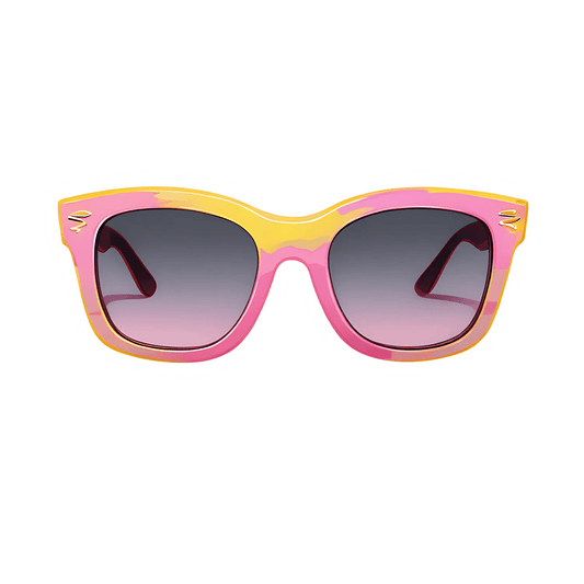 Fashion Sunglasses - Pink Sticker - Heat Press Transfer