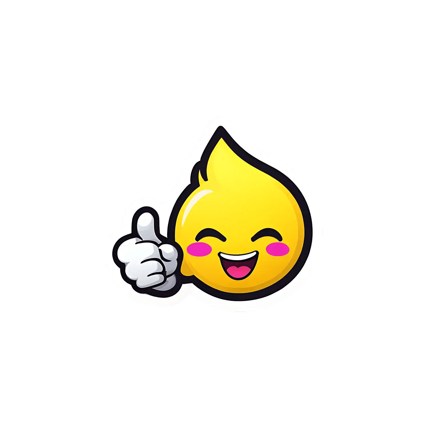 Flame Emoji Sticker - UV Durable - Heat Press Transfer
