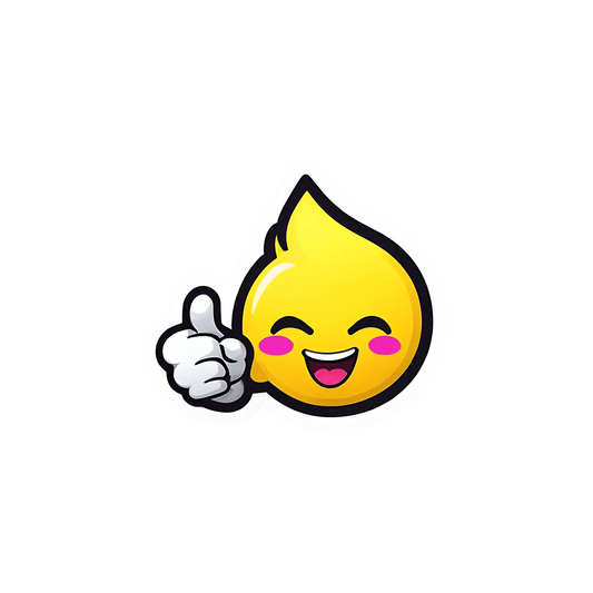 Flame Emoji Sticker - UV Durable - Heat Press Transfer