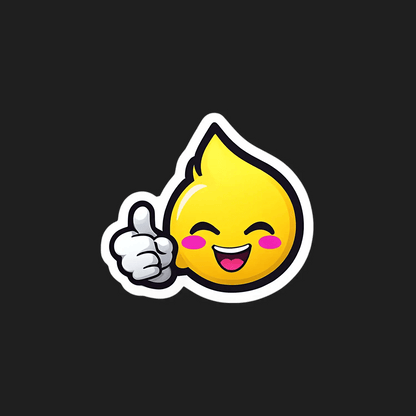 Flame Emoji Sticker - UV Durable - Heat Press Transfer