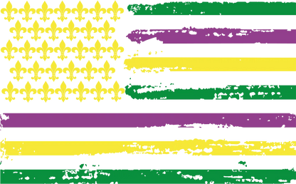 Fleur-de-Lis Pattern - DTF Ready to Press - Heat Press Transfer