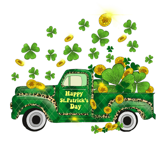 Food Truck Festival Patrick's Day Design - DTF Ready To Press - Heat Press Transfer
