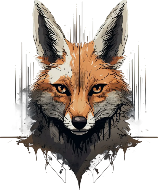 Fox Artwork - DTF Ready to Press - Heat Press Transfer