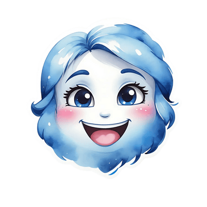 Frozen Smile - Sticker - Heat Press Transfer