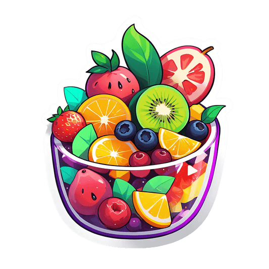 Fruit Mix Bowl - Sticker - Heat Press Transfer