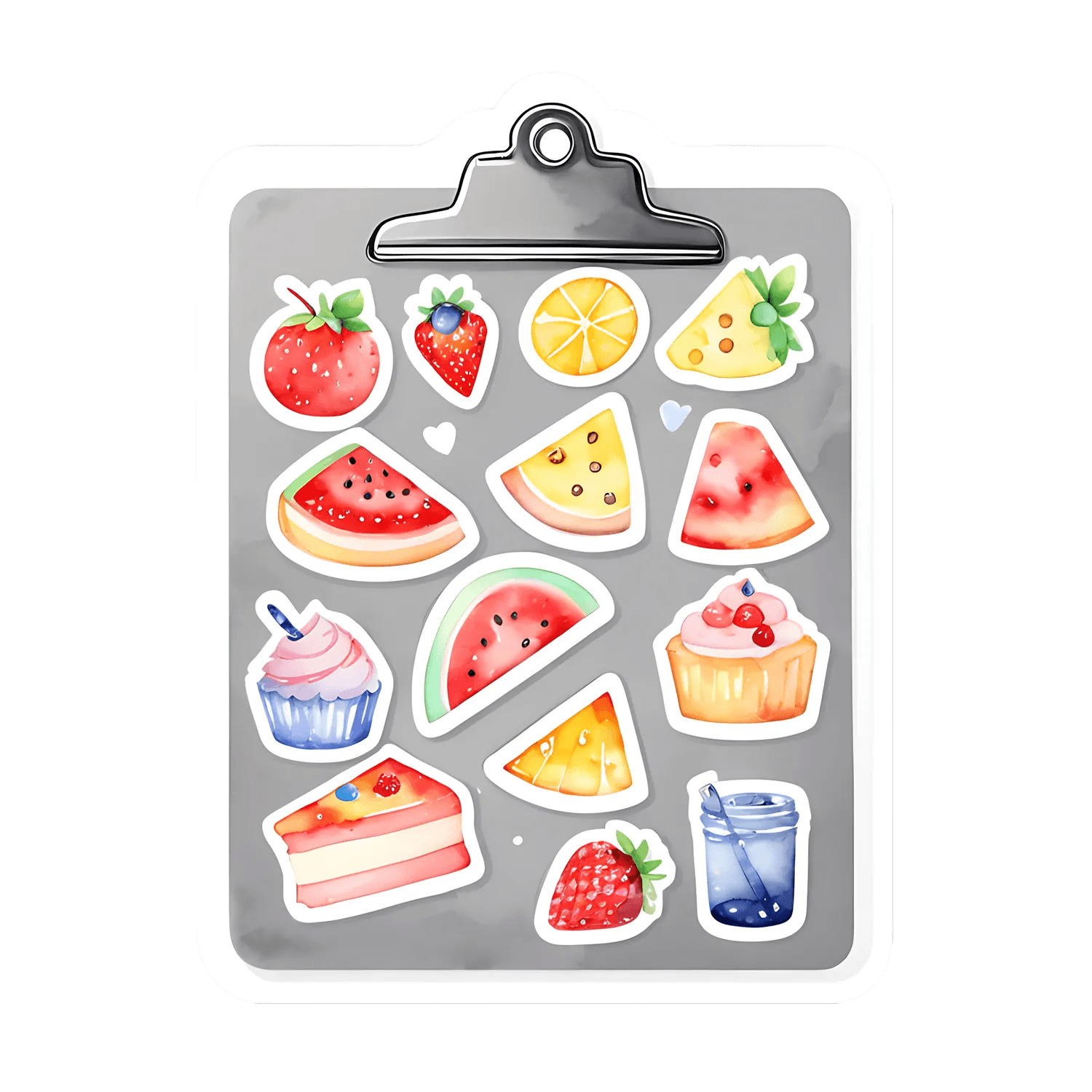 Fruit Dessert Sticker Set - Heat Press Transfer