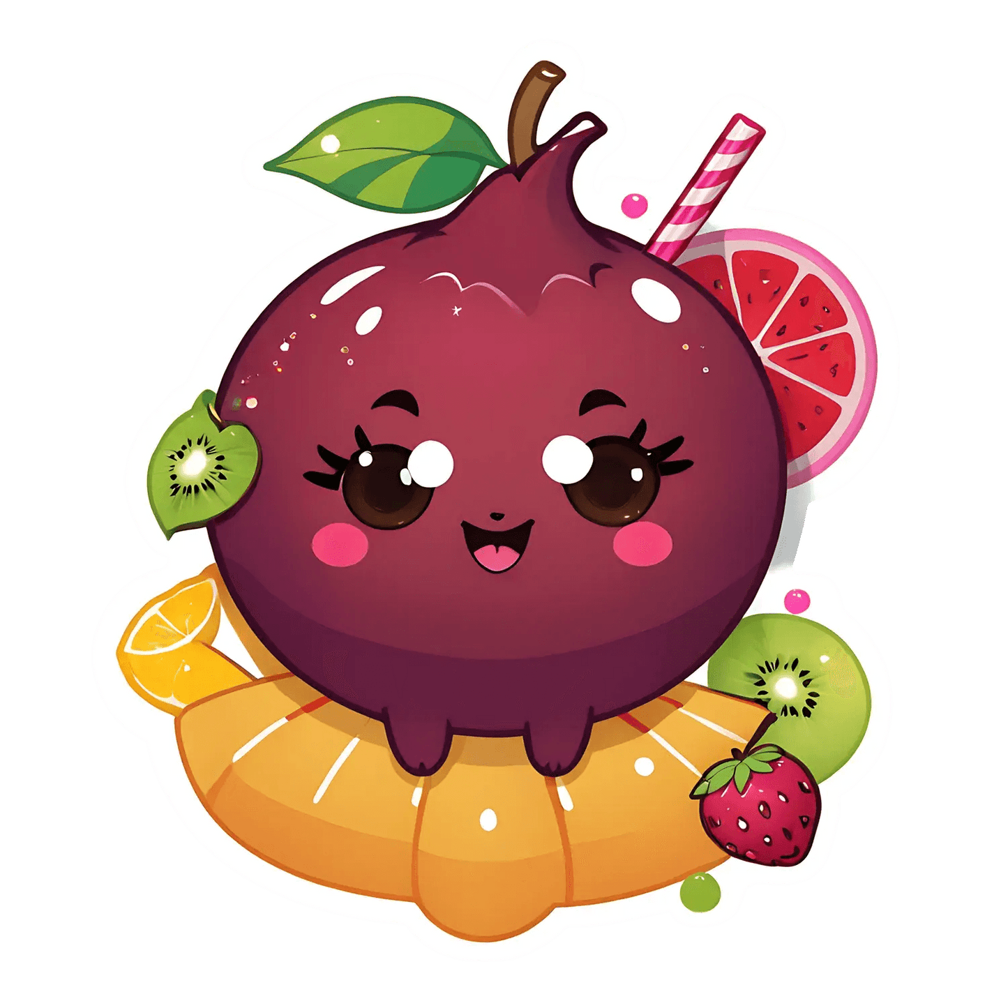 Fruity Fun - Cute Sticker - Heat Press Transfer