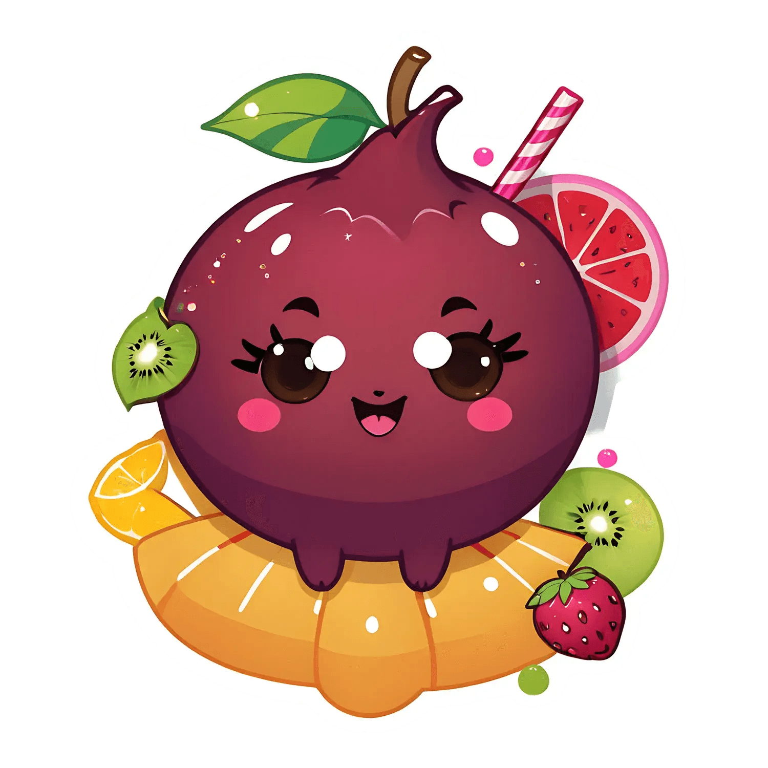 Fruity Fun - Cute Sticker - Heat Press Transfer