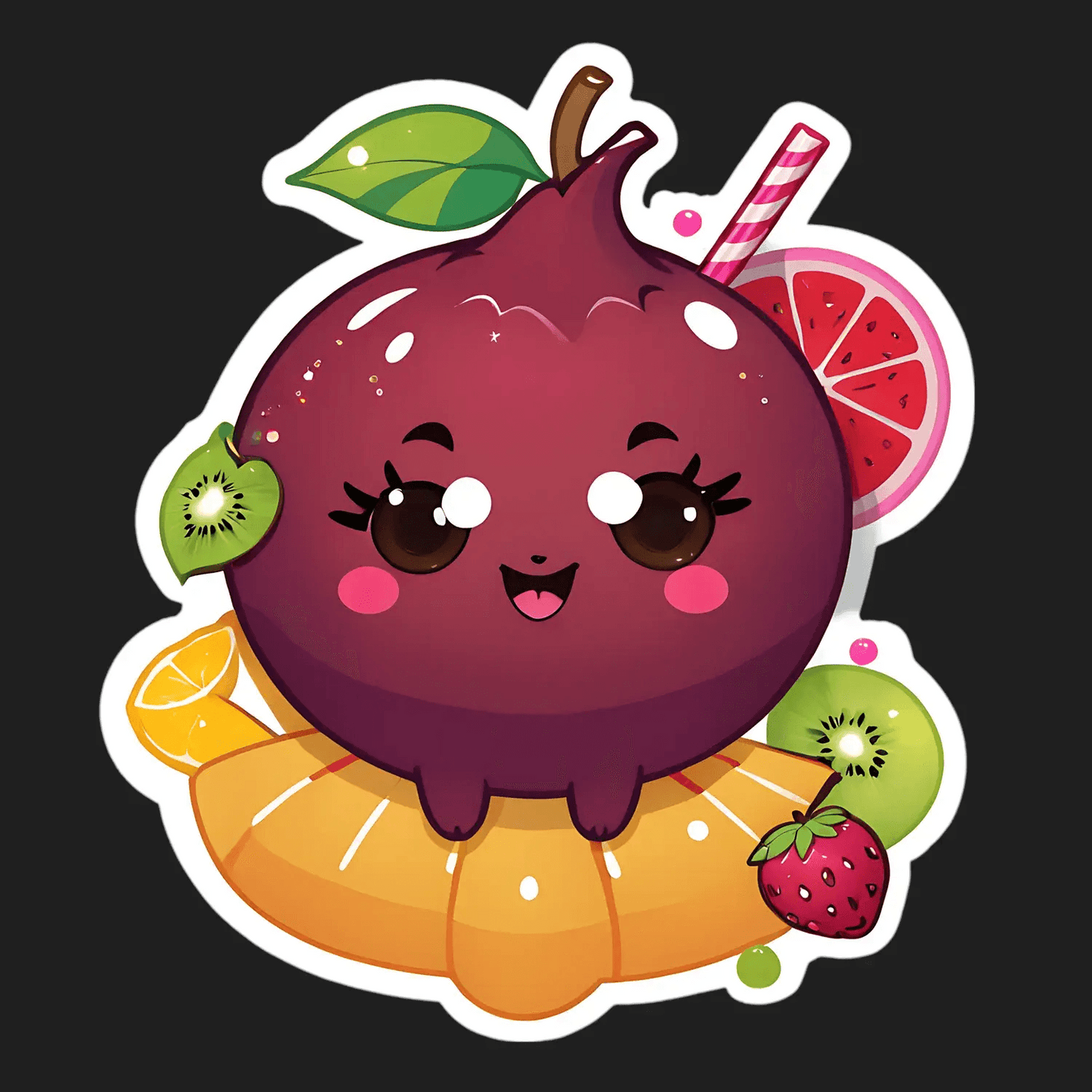 Fruity Fun - Cute Sticker - Heat Press Transfer