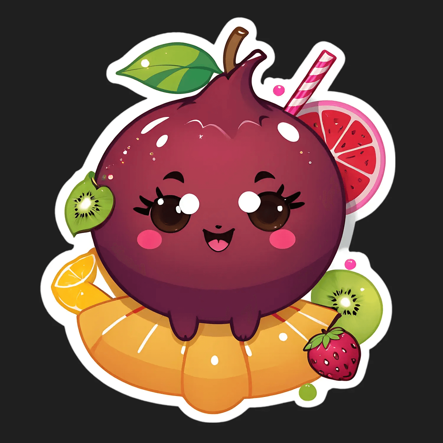 Fruity Fun - Cute Sticker - Heat Press Transfer