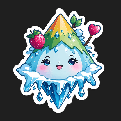Fruity Mountain UV DTF - Sticker - Heat Press Transfer