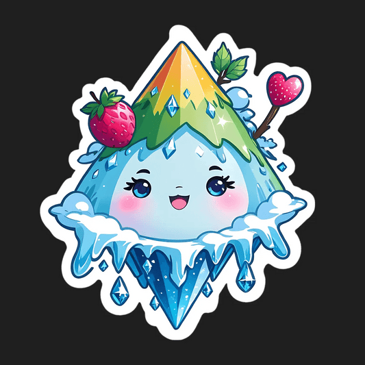 Fruity Mountain UV DTF - Sticker - Heat Press Transfer