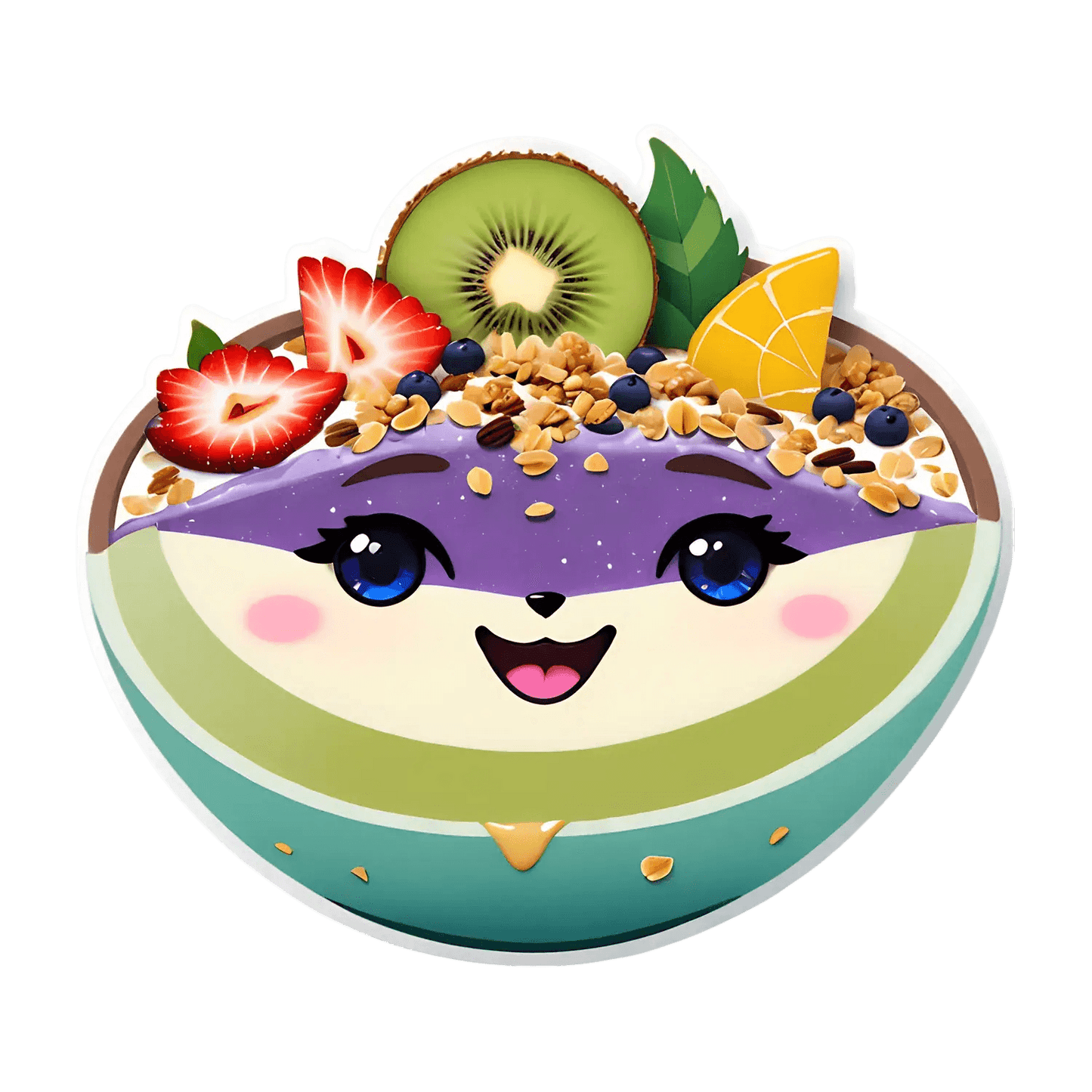 Fruity Smiles - Decorative Sticker - Heat Press Transfer