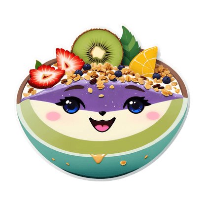 Fruity Smiles - Decorative Sticker - Heat Press Transfer