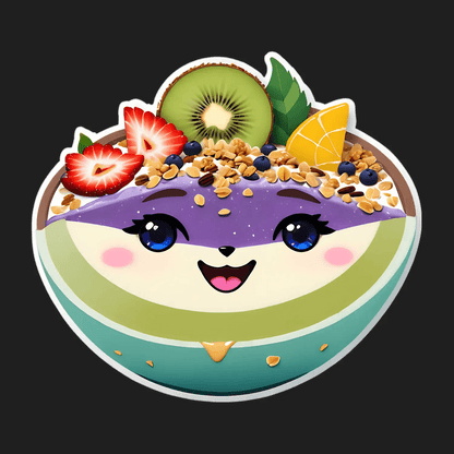 Fruity Smiles - Decorative Sticker - Heat Press Transfer