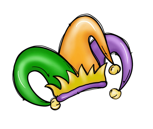 Funky Jester Hat - DTF Ready to Press - Heat Press Transfer
