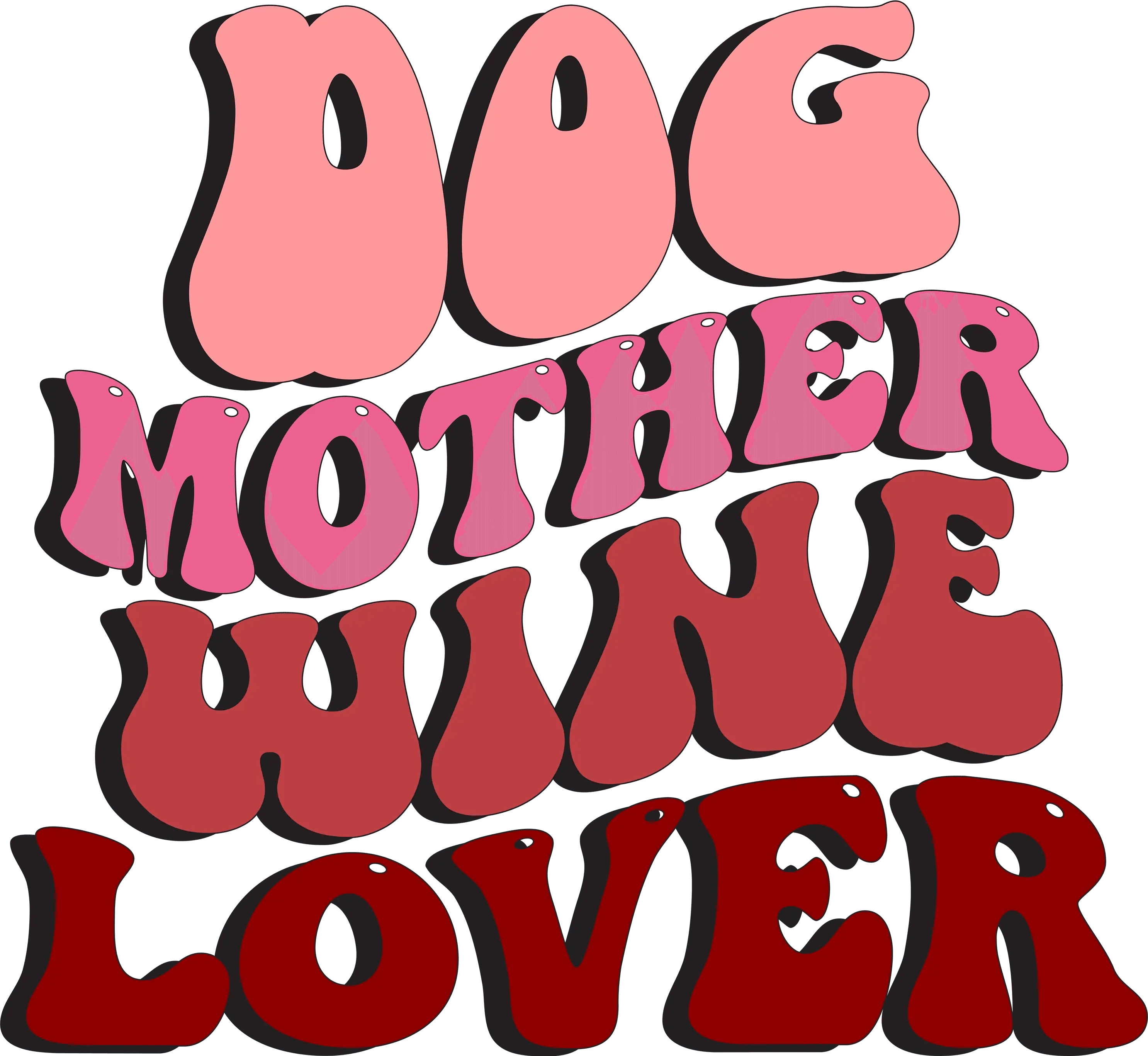 Funny Dog Mother Design - DTF Ready To Press – Heat Press Transfer