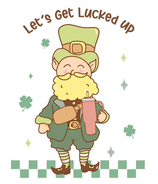 Funny Patrick Day Gnome Design - DTF Ready To Press - Heat Press Transfer