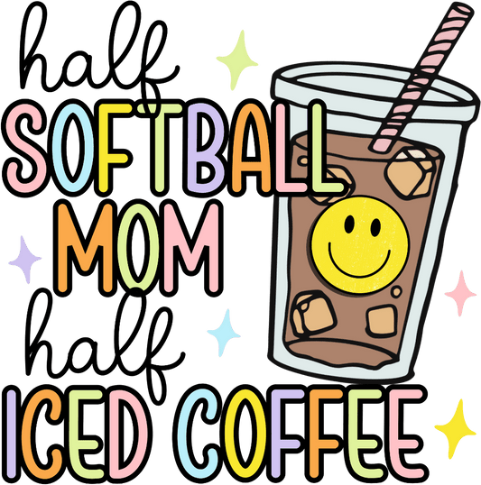 Funny Softball Mom Design - DTF Ready To Press - Heat Press Transfer